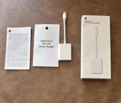Apple 純正 Lightning SDカード カメラリーダー