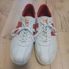 mobus ホワイト/レッド スニーカー