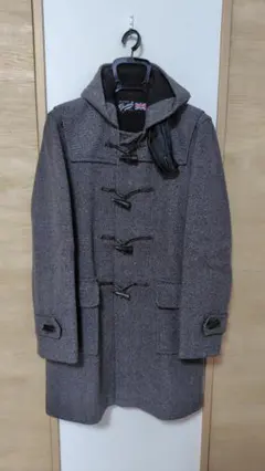 美品✨ グローバーオール ダッフルコート ヘリンボーン ダークグレー ウール 2025年最新】グローバーオール ダッフルコート ヘリンボーンの人気