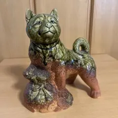 かとうゆみ 柴犬 陶器 置物 多肉植物 鉢 - メルカリ