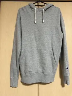 Champion グレー フード付きパーカー