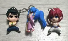 幽遊白書 ガチャガチャ ミニフィギュアコレクション 幽助 ぼたん 陣