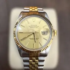 ROLEX DATEJUST 16233コンビ ギャラ付き附属完品 - メルカリ