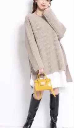 Mystradaニットワンピ