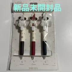 【新品未使用】リルリンリン　ディズニー　クリスマス　ボールペン 3本セット