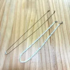 美品パールネックレス2点