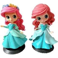 Qposket ディズニー プリンセス アリエル フィギュア 2体セット