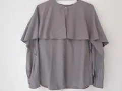 GUフリル付き長袖シャツS