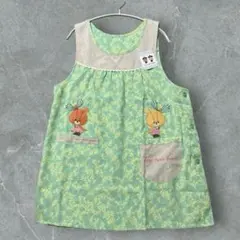 ルルロロ くまのがっこう エプロン M-L 花柄