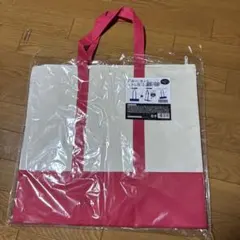 保冷トートバッグ ホワイト/レッド 2通り使用