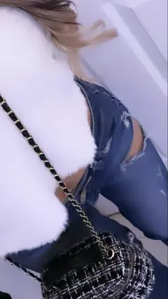 GYDA ダメージデニムパンツMのサムネイル