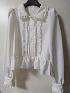 しまむら　皆方由衣　ブラウス　白　Lサイズ