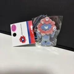 【新品未開封】ミャクミャク《フロッキー》PVC立体ボールチェーンキーホルダー