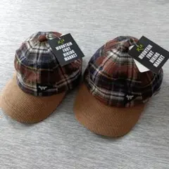 RLB キャップ　帽子　チェック　キツネ　52 54　定価4350円分