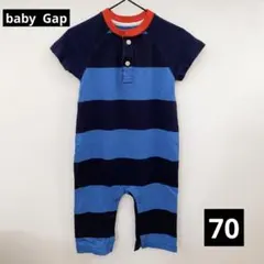 baby GAP ベビーロンパース　70  ボーダー