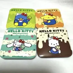 サーティワン×ハローキティ50周年 缶バッジ