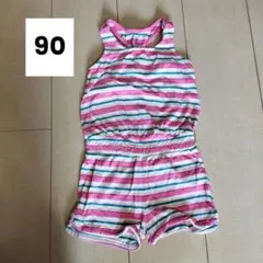 babyGap ストライプロンパース 90