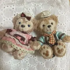 ダッフィー　シェリーメイ　ぬいぐるみストラップ
