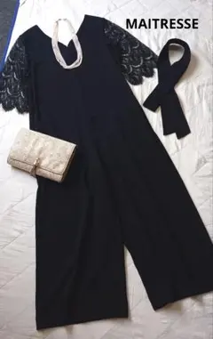 極美品　MAITRESSE　メトリーゼ　パンツドレス　結婚式　オケージョンドレスのサムネイル