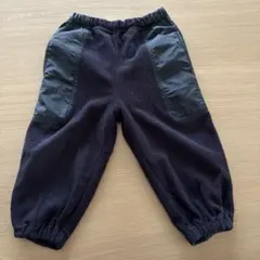 フリース　ナイロン　パンツ 黒