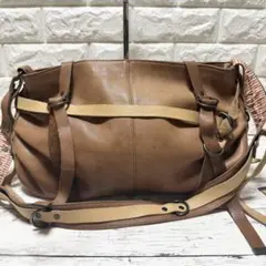 russet ラシット MESTRE 2WAYショルダー レザー キャメル