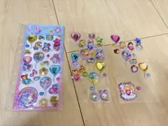 ぷくキラシール　ハムちゃん　まじかるみゅーちゃん　ふわふわらびちゃん