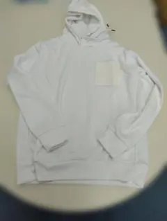 ホワイト パーカー Lサイズ