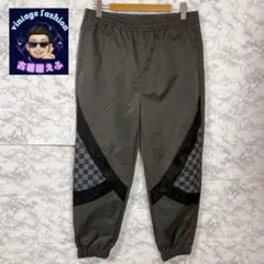 【人気】VANS ョガーパンツ チェッカートラックパンツ チェック柄 グレー
