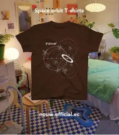 nouw Space orbit Brown 2025SS Tシャツ