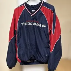 HOUSTON TEXANS ウォームアップウェア Mサイズ ネイビー/レッド