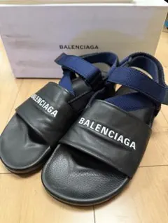 BALENCIAGA サンダル ブラック ネイビー　43のサムネイル