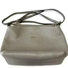 FURLA グレー ショルダーバッグ フルラ ソフィー 2wayハンドバッグ
