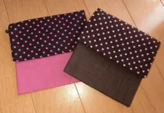 移動ポケット　ポーチ　ハンドメイド　2個セット