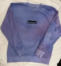 アメリカ限定LE SSERAFIM TIE DYE CREWNECK Lサイズ