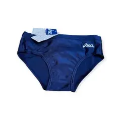 新品 asics AMA500 競泳水着 競パン ブーメラン S ネイビー 廃番のサムネイル