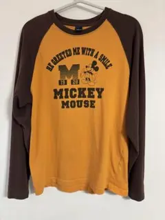 Disney Mickey Mouse 長袖カットソー L