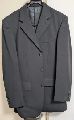 VISARUNO ビサルノ ダークグレー ストライプ ビジネススーツ上下セット