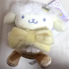 サンリオ　キラキラウインター　マスコットキーホルダー　ポムポムプリン