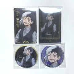 Dr.STONE ブラックスーツ 缶バッジ コレクションカード Dr.ゼノ - メルカリ