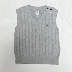 baby GAPケーブルニットベビーベスト12-18months