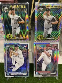 イェサベージ&ポール・スキーンズ( RC)&C.バーンズの4枚セット