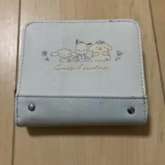 Sanrio characters 二つ折り財布 パステルブルー
