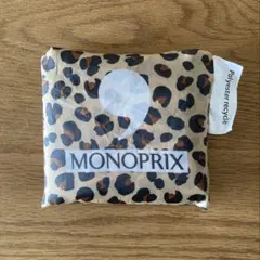 【限定柄】MONOPRIX エコバッグ レオパード柄 アニマル柄