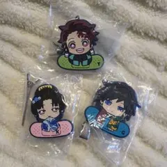 鬼滅の刃　キャラばんちょうこう　ヘアクリップ壱　炭治郎 冨岡義勇　恋雪セット
