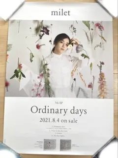 milet Ordinary days CD 特典ポスター