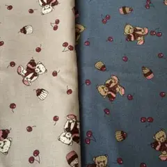 はぎれ　ミルクラテ　くま
