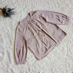 【Perfect Suit Factory】ブラウス/S/長袖/ピンク/オフィス