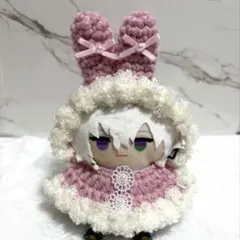 10㎝ ちびぐるみ にじぱぺっと ぬいぐるみ ぬい服 垂れ耳うさぎ