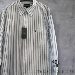 【新品】THE SCOTCH HOUSE ザスコッチハウス ストライプシャツ