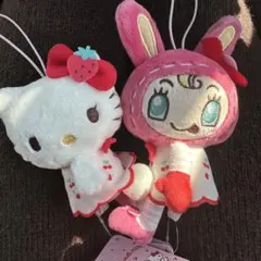 ハローキティ＆メゾピアノ　マスコットチャームセット